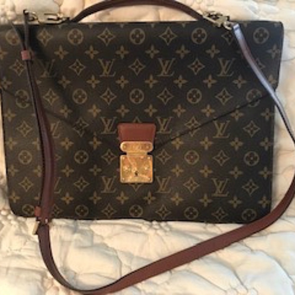 LOUIS VUITTON MONOGRAM BRIEFCASE / LAPTOkP BAG